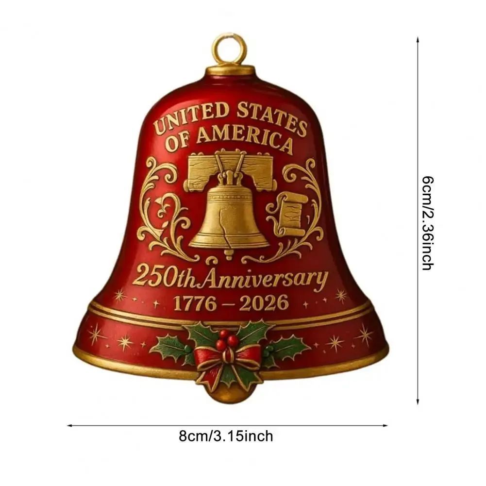 🔥United States 250th Anniversary Bell Ornament